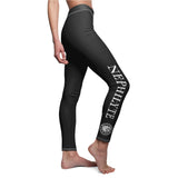 Snake Sun Black Leggings