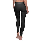 Snake Sun Black Leggings