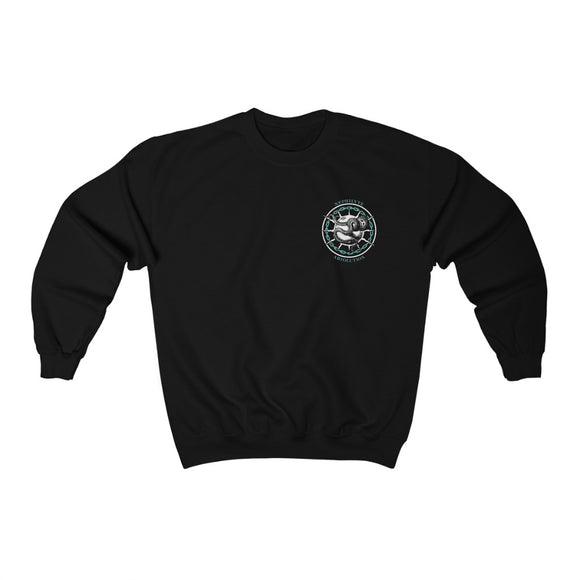 Snake Sun Unisex Crewneck (Teal)